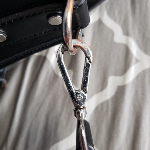 *Co-Lab Leather Crossbody Saddlebag With Tassel Accent - Picture 8 of 8